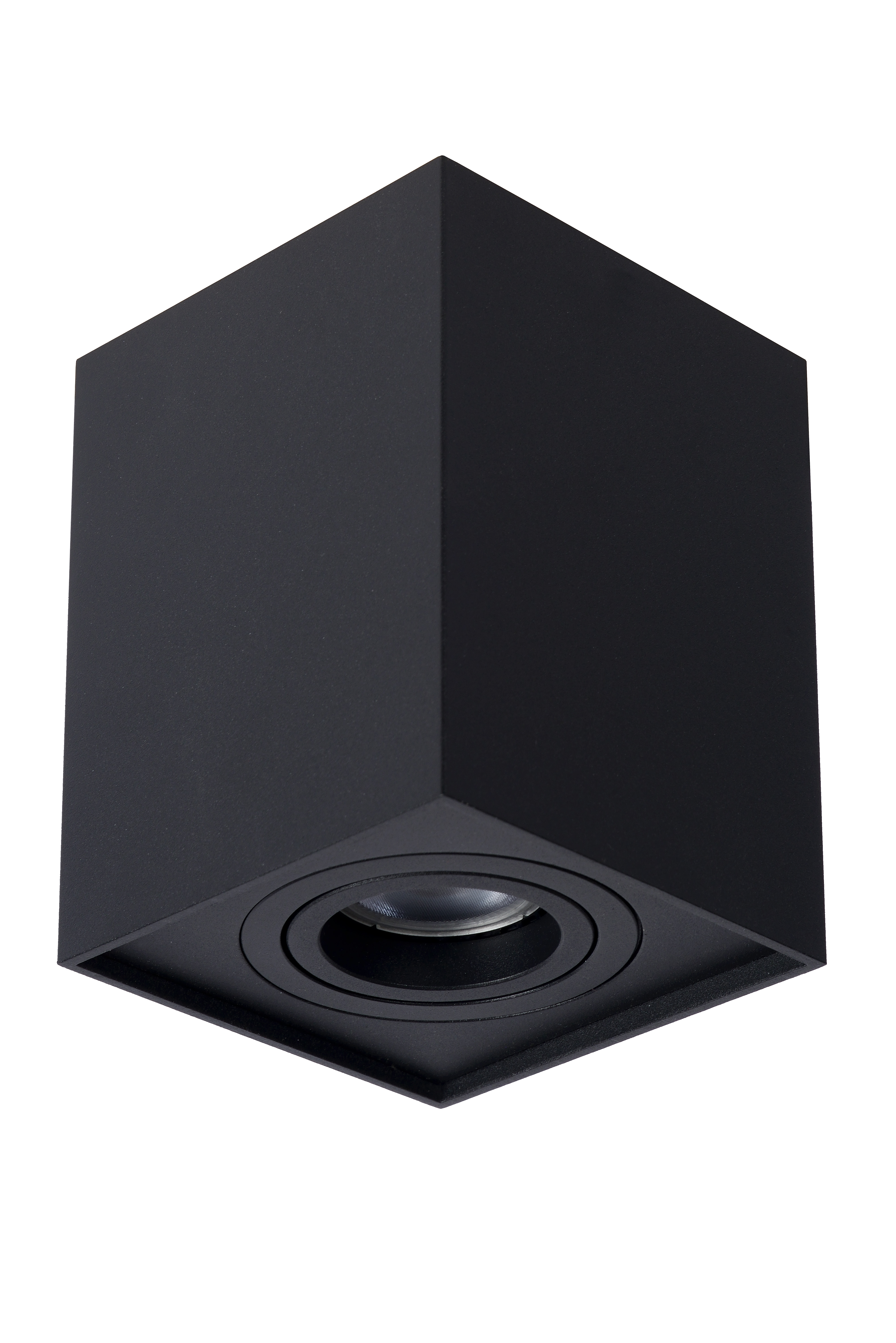 Lucide TUBE - Foco De Techo - 9,6 Cm - 1xGU10 - Negro | Leroy Merlin